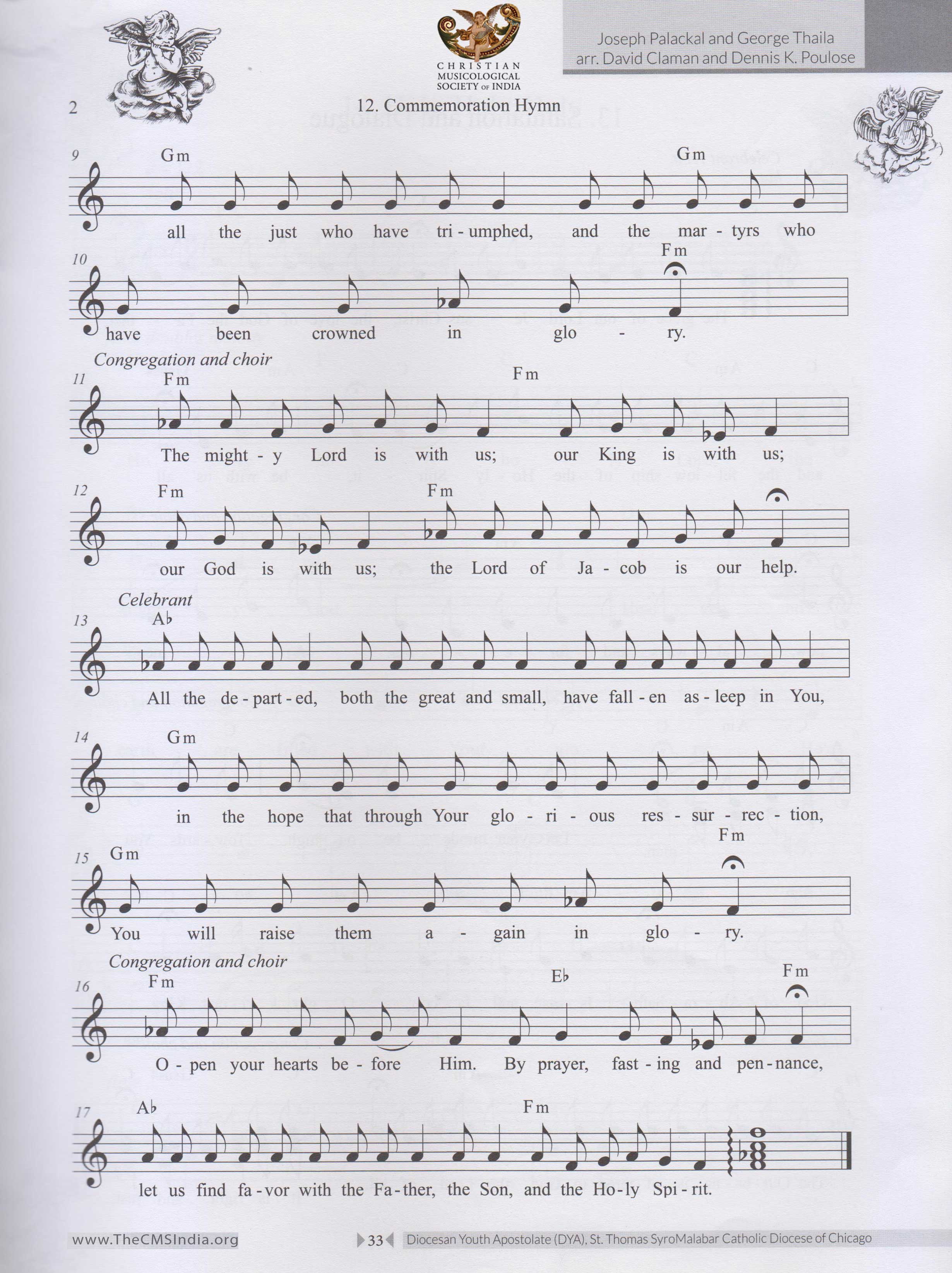 Music Notation Commemoration Hymn (2)