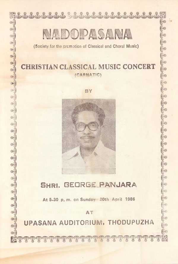 Nadopasana Christian Classical Music Concert